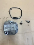 2013-2026 Honda CRF110F Cylinder Head Cover 12310-KWW-C00 With Bolts Used. Price: $58.00.