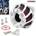 Drift Chrome Air Cleaner Intake Filter For Harley Touring Road King Dyna Softail New. Price: $88.34.