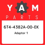 6T4-4382A-00-EK Yamaha Adaptor 1 6T44382A00EK, New Genuine Oem Part. Price: $153.96.