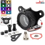 Air Cleaner Intake Filter Led Lights For Harley 93-07 Touring Road King Softail New. Price: $48.56.