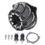 Billet Air Cleaner Kit For Harley Dyna 2000-2017 Black Element Chrome New. Price: $99.74.