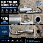 Oem Yamaha 2LS Exhaust Muffler Header Pipe Complete Assembly 33" Motorcycle New. Price: $125.00.