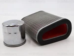 Hiflo Air Filter And Chrome Oil Honda Cbf 1000 (2006-2012) New. Price: $56.99.