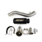 For Honda CBR650R CBR650F CB650F CB650R Exhaust Link Pipe 61MM Muffler Silencer New. Price: $100.00.