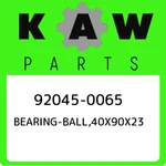 92045-0065 Kawasaki BEARING-BALL,40X90X23 920450065, New Genuine Oem Part. Price: $121.85.